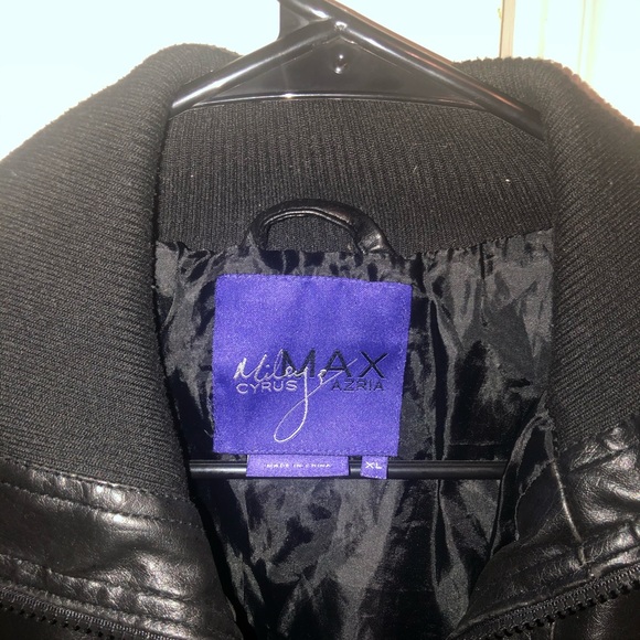 Miley Cyrus Leather Jacket - Picture 2 of 2